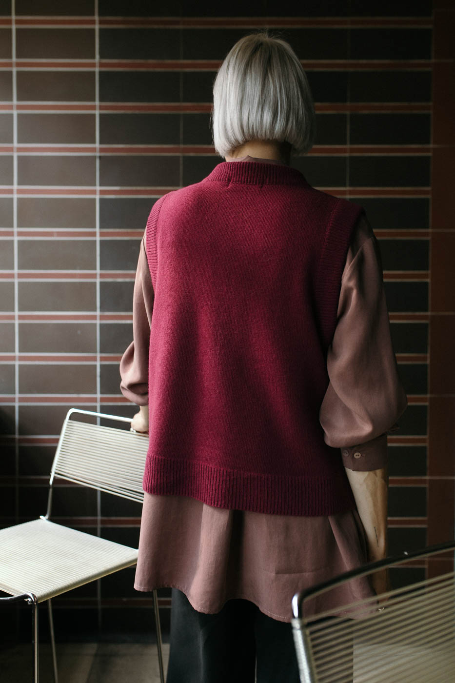 STØ /beetroot merino+cashmere/