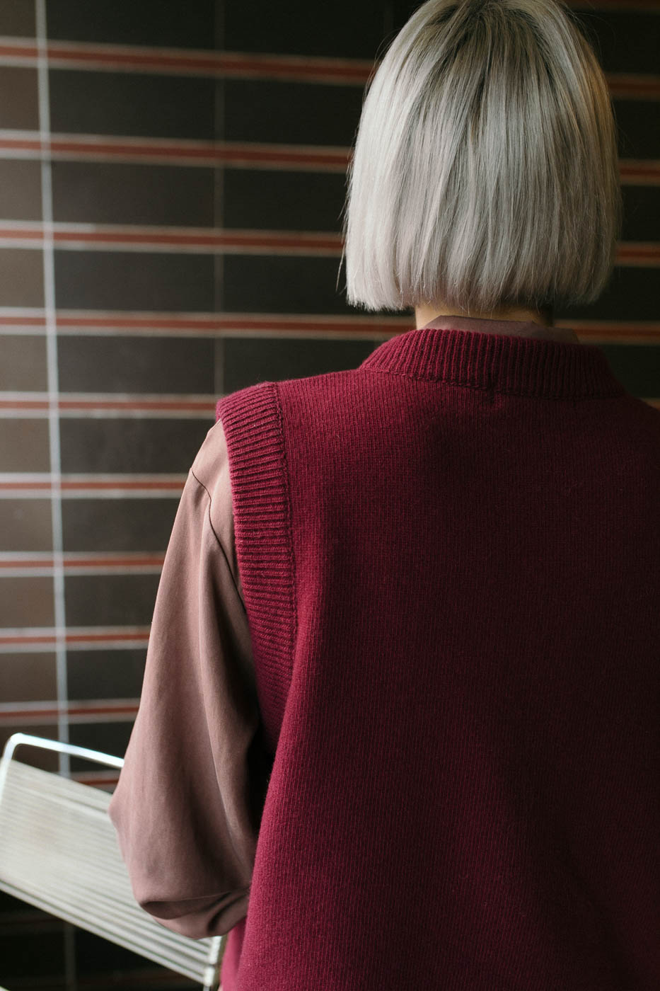 STØ /beetroot merino+cashmere/