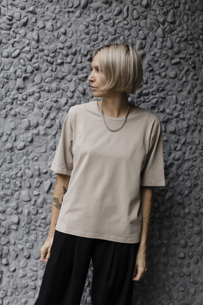 ELLE /beige cotton/