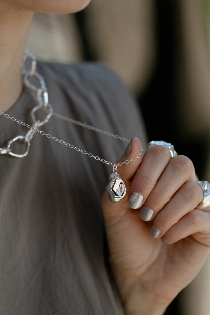 PEARL silver full necklace