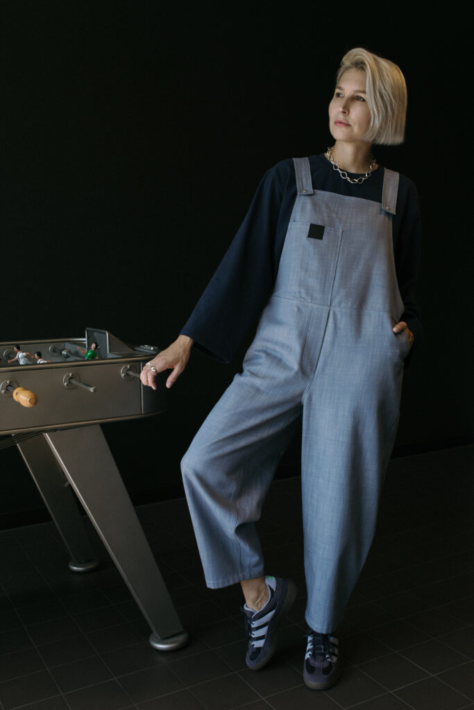 KATIE /blue melange jeans/