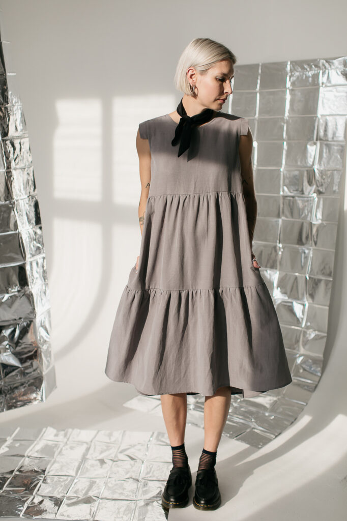 CLOUD /gray lyocell+linen/