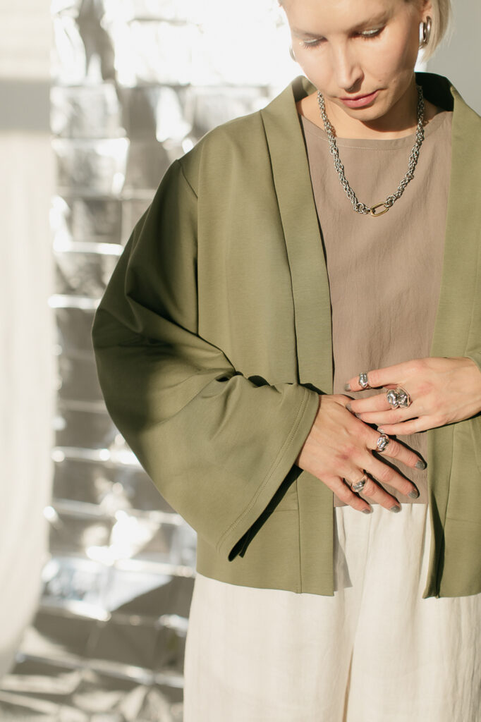 MARIBU /olive green cotton/