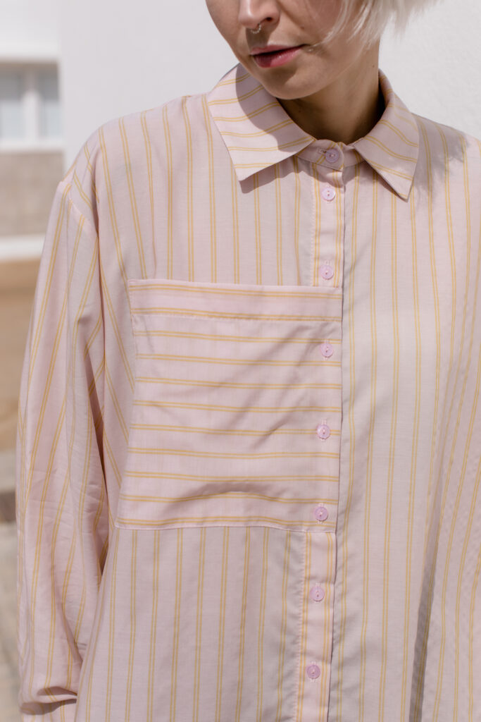 FLORIDA /pink striped lyocell/