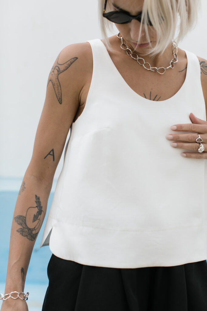 FLORENCE /white tencel/