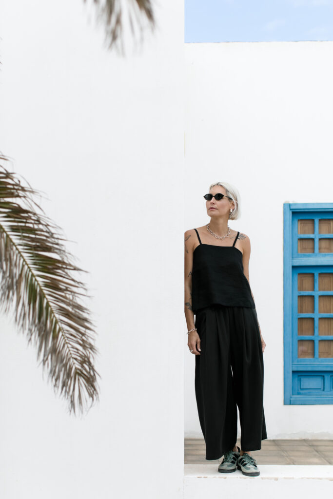 BAI culottes /black tencel/