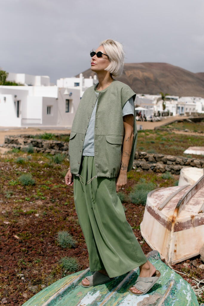 GOBI /frosty green wool/