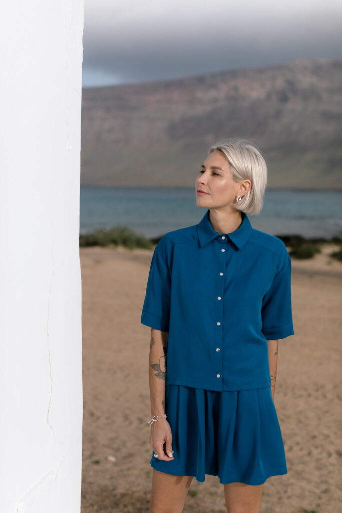 GOYA /dark blue tencel/