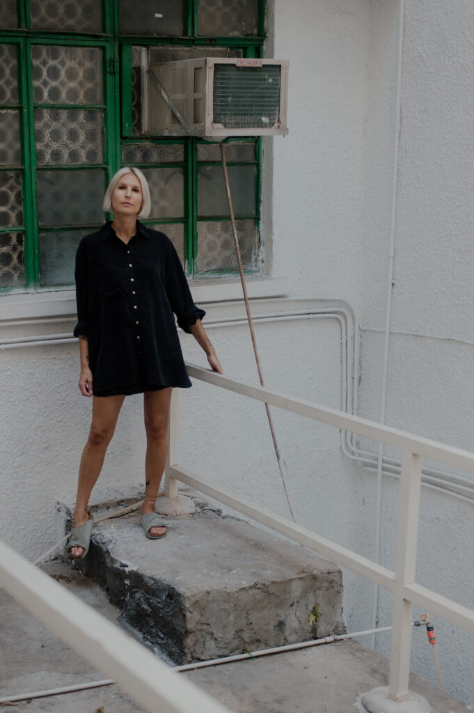 FLORIDA /charcoal silky tencel/