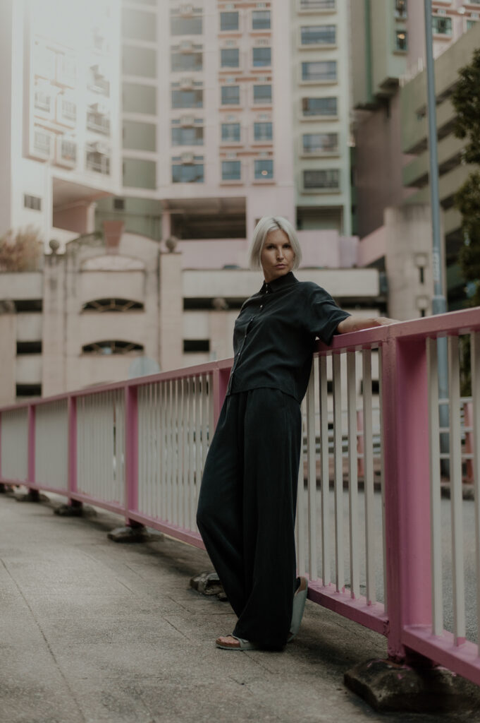 GOYA /charcoal silky tencel/