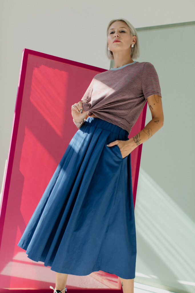 SEOUL /blue lyocell+cotton/