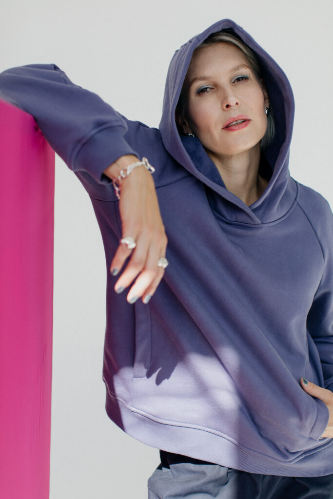 KANU HOODIE /indigo cotton/